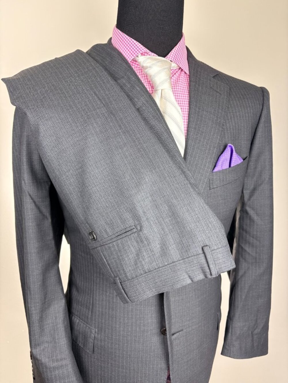 RECENT Ermenegildo ZEGNA Modern 2-Button ***15MilMil15*** Suit 46 R e56